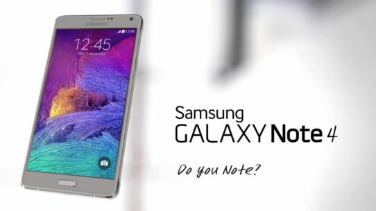 Image promotionnelle du Samsung Galaxy Note 4