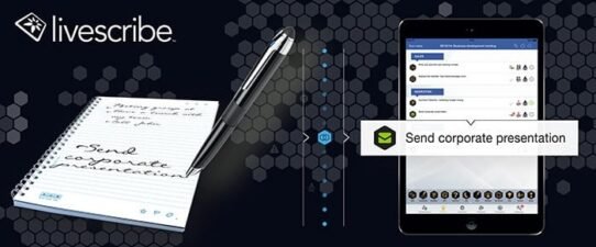 Stylo numérique Livescribe avec tablette pour notes et présentation