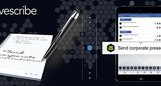 Stylo numérique Livescribe avec tablette pour notes et présentation