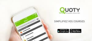 Quoty, une application pour simplifier ses courses et faire des économies !