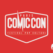 Logo de la Comic Con Paris sur fond rouge