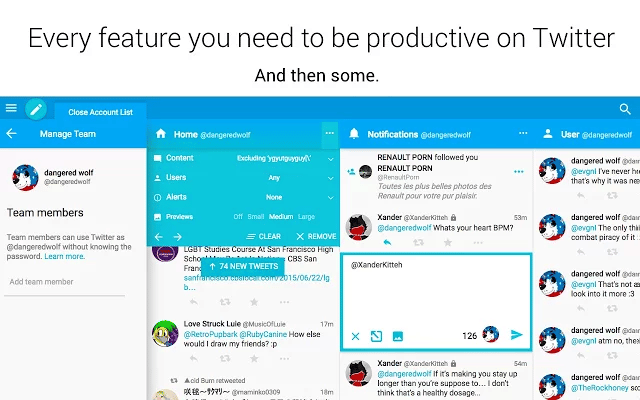 TweetDeck : outils & plugins pour améliorer l’interface de Twitter TweetDeck : outils & plugins pour améliorer l’interface