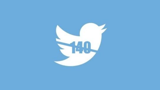 Logo Twitter avec le nombre 140 barré