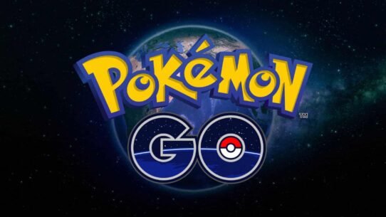 Logo du jeu Pokémon Go sur fond de planète Terre