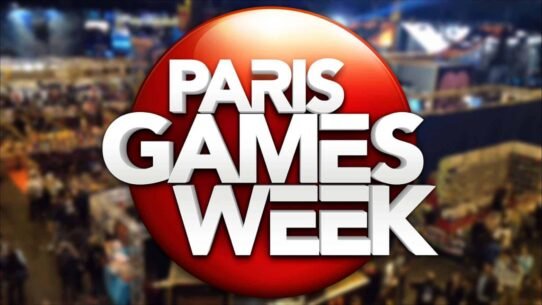 Logo Paris Games Week sur fond de foule floue