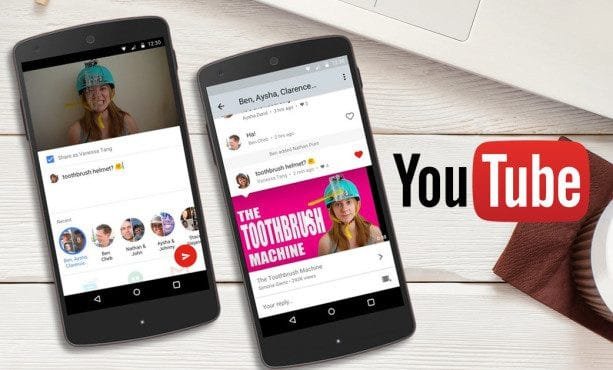 Deux smartphones affichant une vidéo YouTube