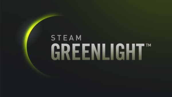 Logo de Steam Greenlight sur fond sombre