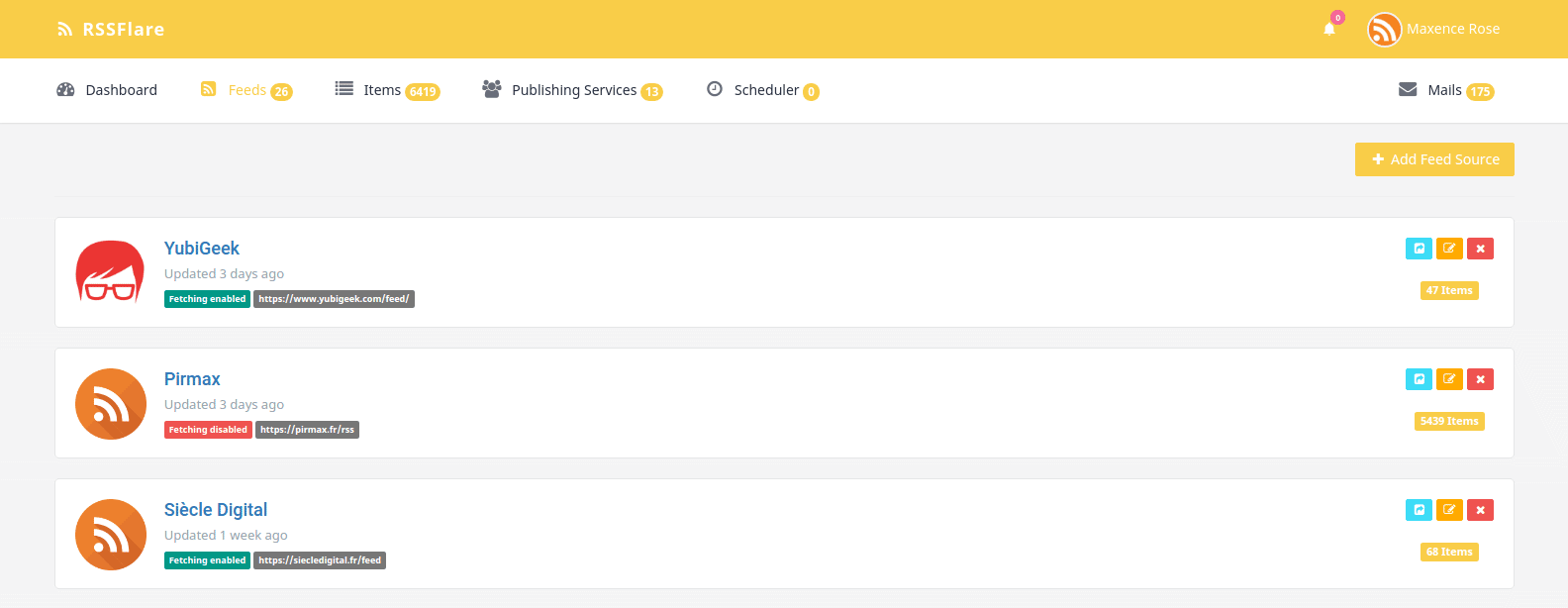 RSSFlare : publiez vos flux RSS sur les réseaux sociaux 5 RSSFlare : publiez vos flux RSS sur les réseaux sociaux