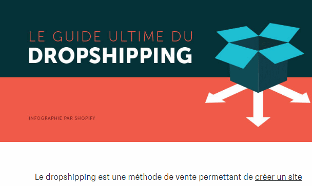 Comment créer un site de vente en “dropshipping” avec Shopify ?