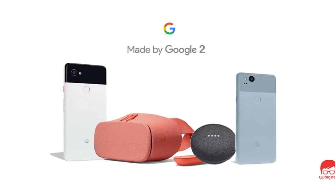 Fuites #MadebyGoogle : Google Pixel 2 & 2 XL, Google Home Mini