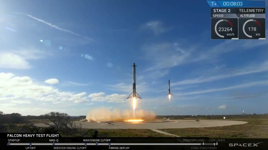 La Falcon Heavy de Space X : nouvelle réussite pour la firme d’Elon Musk