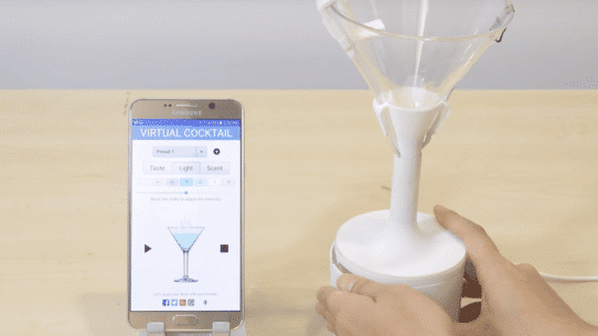 Vocktail : le verre électronique