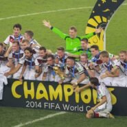 L'équipe d'Allemagne fête sa victoire à la Coupe du Monde de football 2014