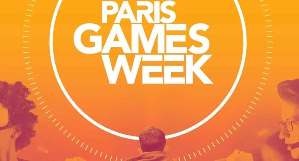 Affiche de la Paris Games Week avec des joueurs