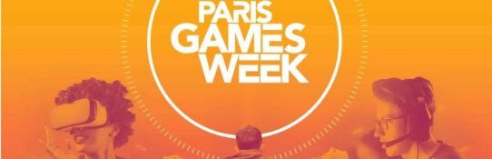Affiche de la Paris Games Week avec des joueurs