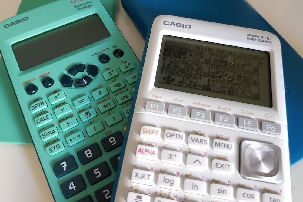 Comment écrire ses cours sur sa calculatrice Casio Graph 35+E ? 5 Casio Graph 35+E