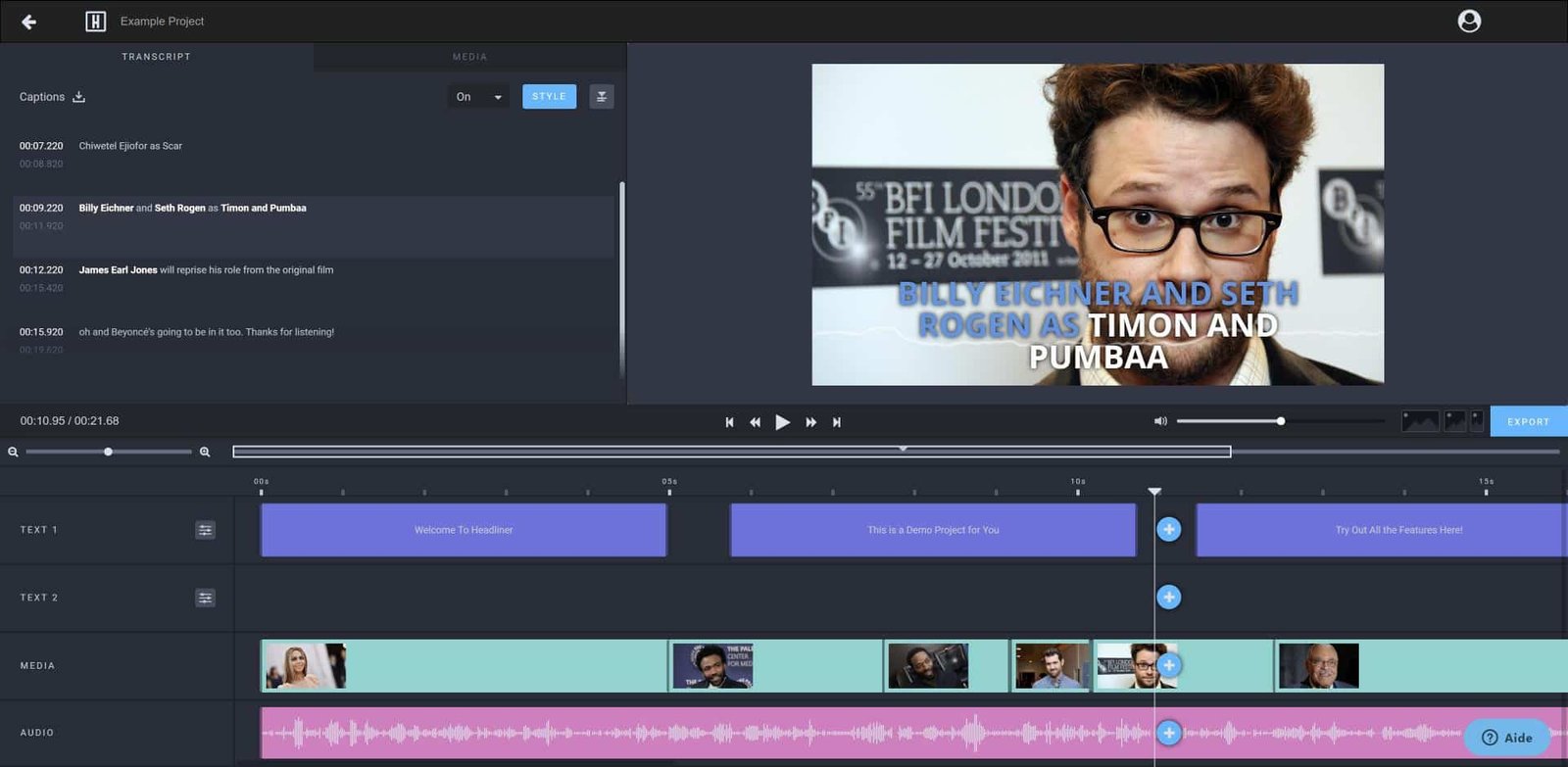 Headliner : un éditeur de vidéo vraiment gratuit et sans “watermark” Headliner : un éditeur de vidéo vraiment gratuit et sans “watermark”