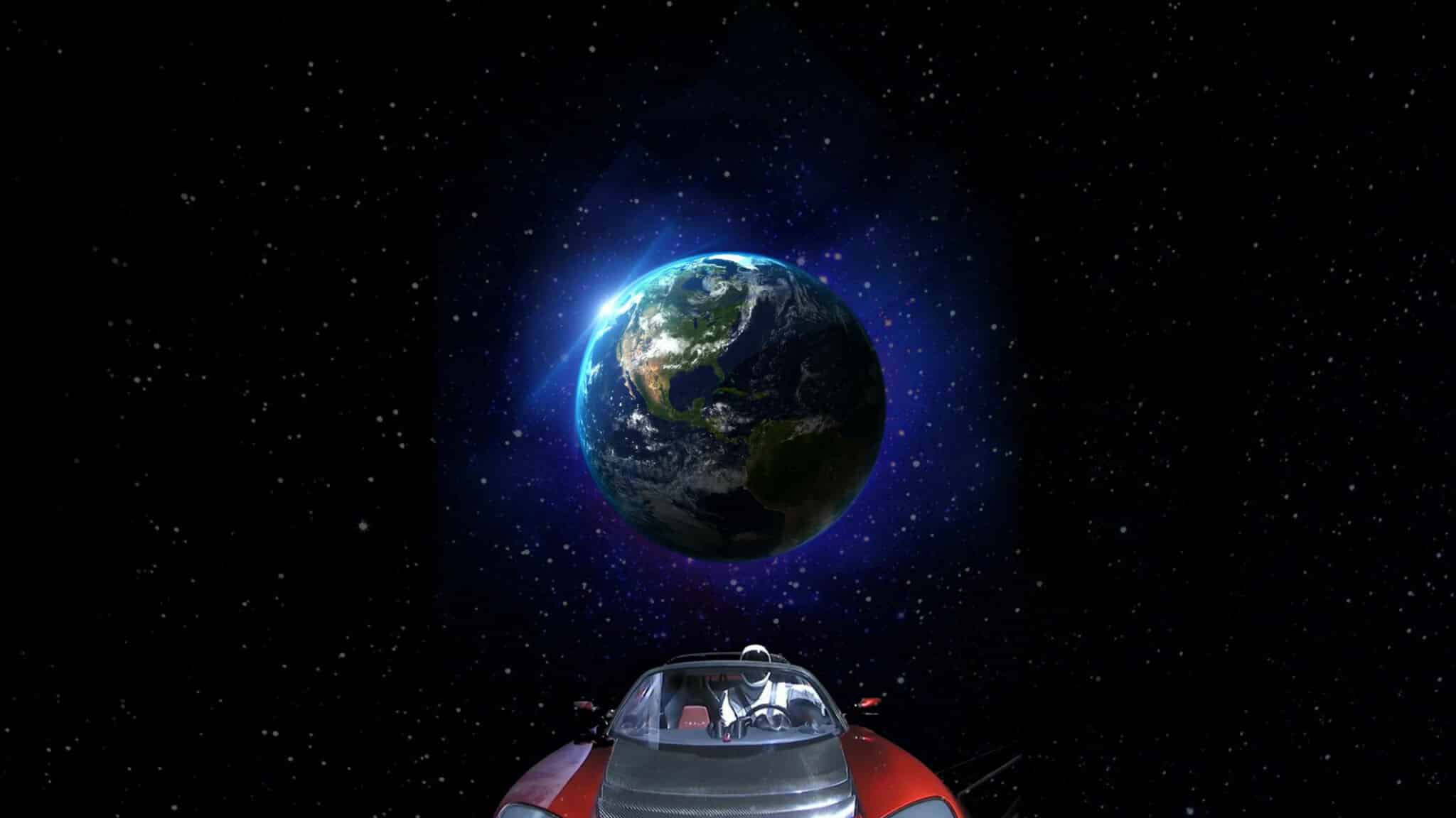 Space X : la Tesla Roadster d’Elon Musk a franchi l’orbite de Mars