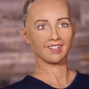 Robot humanoïde avec expression faciale réaliste