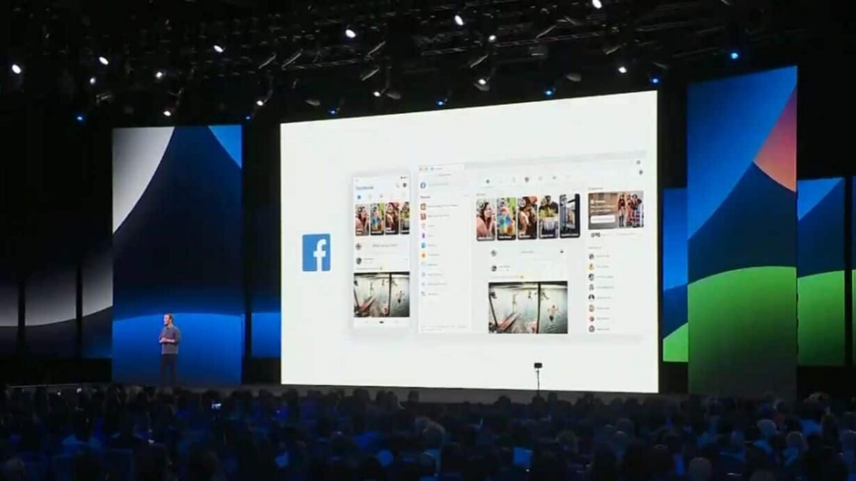 Conférence présentant la nouvelle interface de Facebook