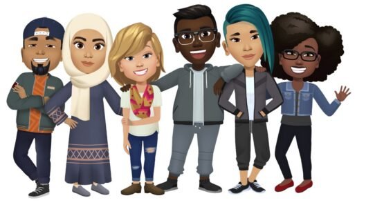 Illustration de six avatars représentant la diversité et l'amitié