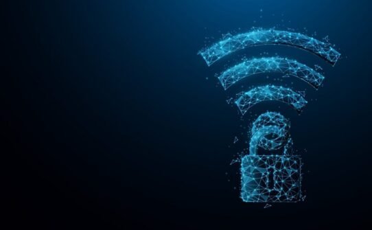 Image d'un cadenas digital symbolisant la sécurité Wi-Fi