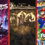 Couvertures des jeux Guardians of the Galaxy, Voice of Cards, Mario Party Superstars