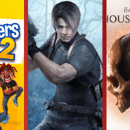 Trois jaquettes de jeux vidéo: Youtubers Life 2, Resident Evil, House of Ashes
