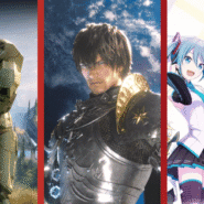 Personnages de jeux vidéo et d'anime en montage