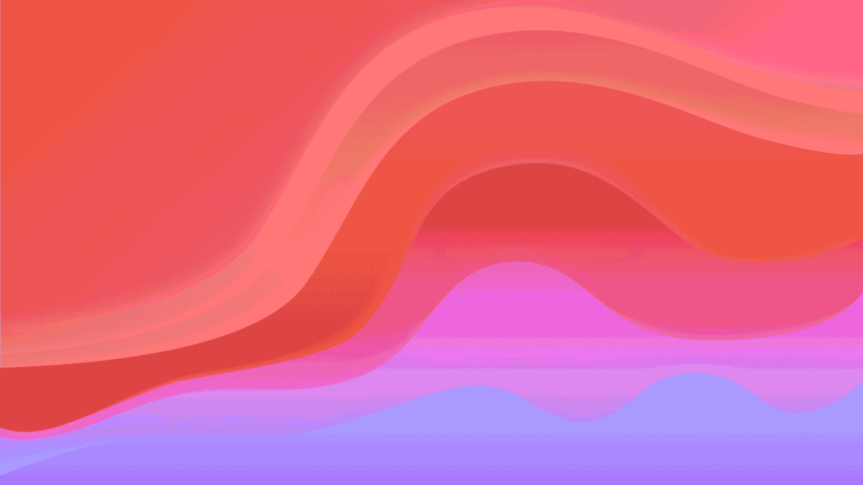 Illustration de dégradés fluides en rouge, rose et violet