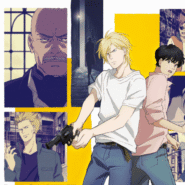 Personnages de l'anime Banana Fish avec des expressions intenses