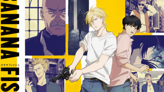 Personnages de l'anime Banana Fish avec des expressions intenses