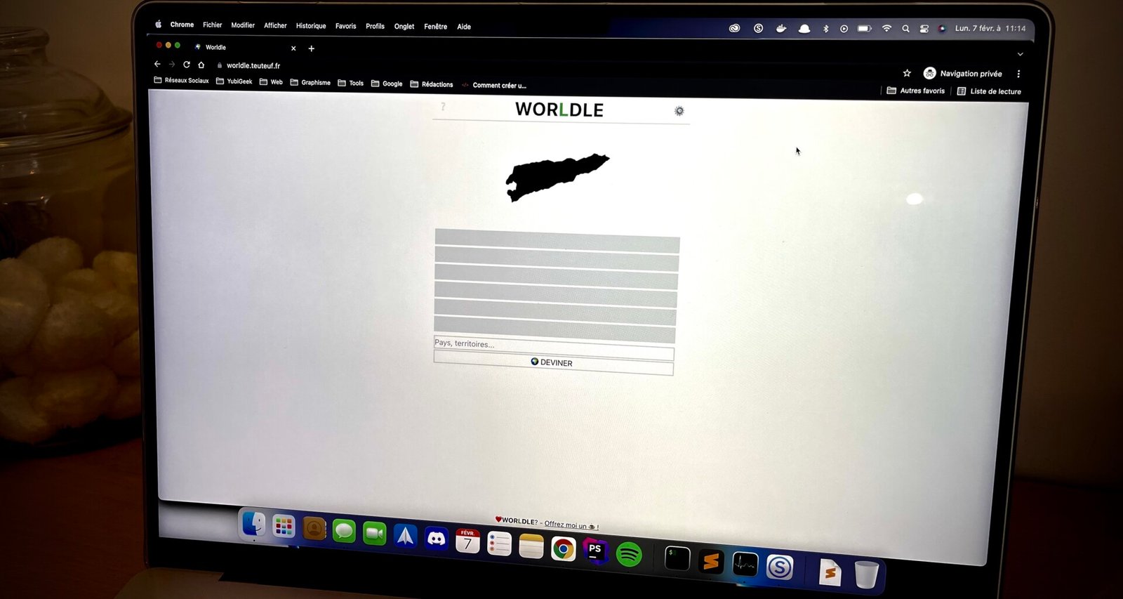 Worldle : une version de Wordle pour trouver un pays !