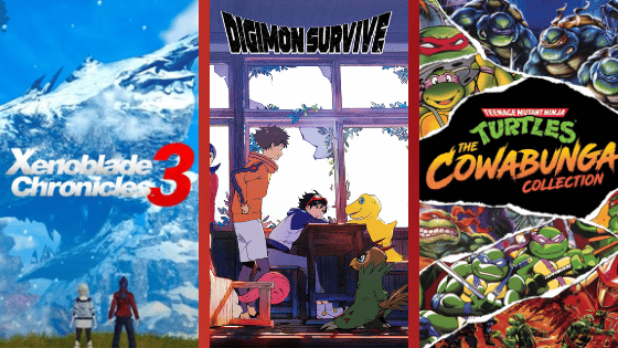 Xenoblade, Digimon et Tortues Ninja cette semaine