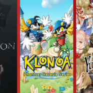 Trois affiches de jeux vidéo : Madison, Klonoa et Yurukill.