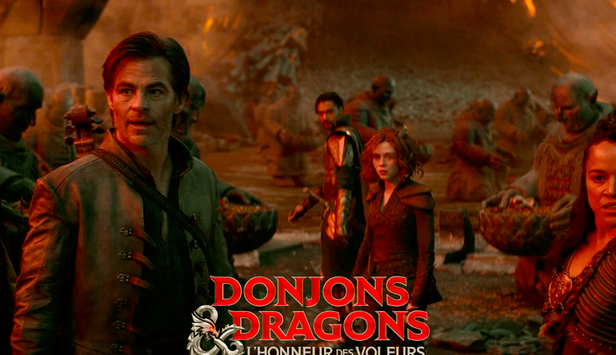 Scène de Donjons et Dragons : L'honneur des voleurs avec des personnages