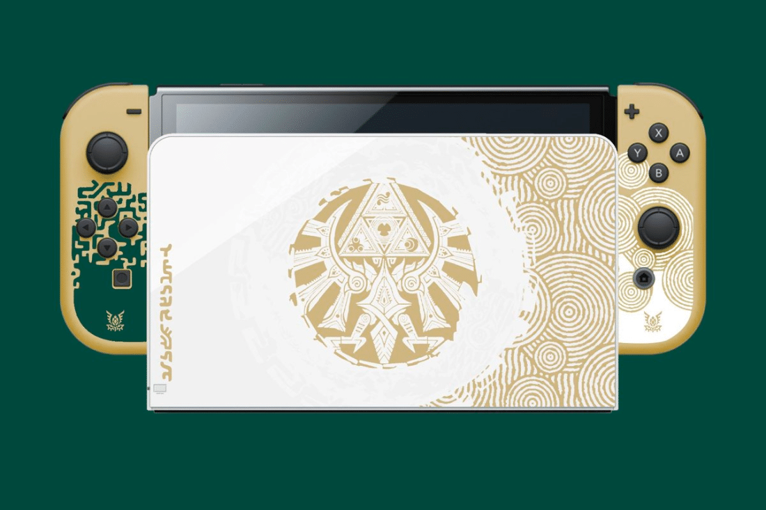 Nintendo Switch OLED édition Zelda Tears of the Kingdom enfin dévoilée