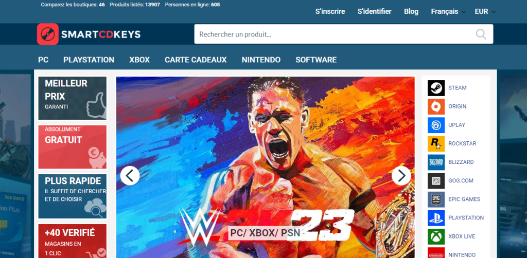 SmartCDKeys - de cle pour les jeux PC