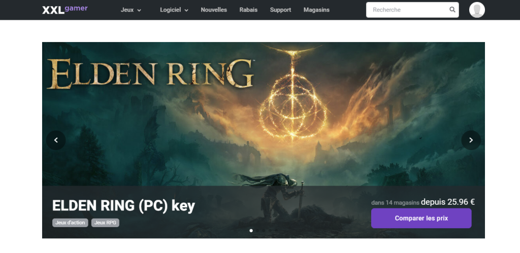 XXL Gamer - de cle pour les jeux PC