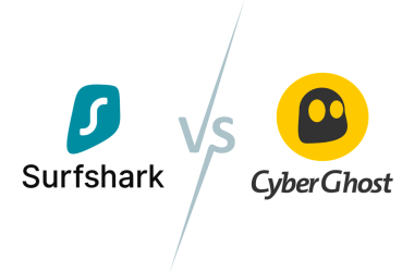 Surfshark vs CyberGhost VPN