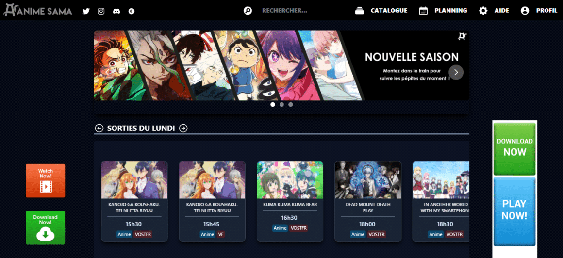 Streaming animés : top 15 des meilleurs sites gratuits en VF et VOSTFR