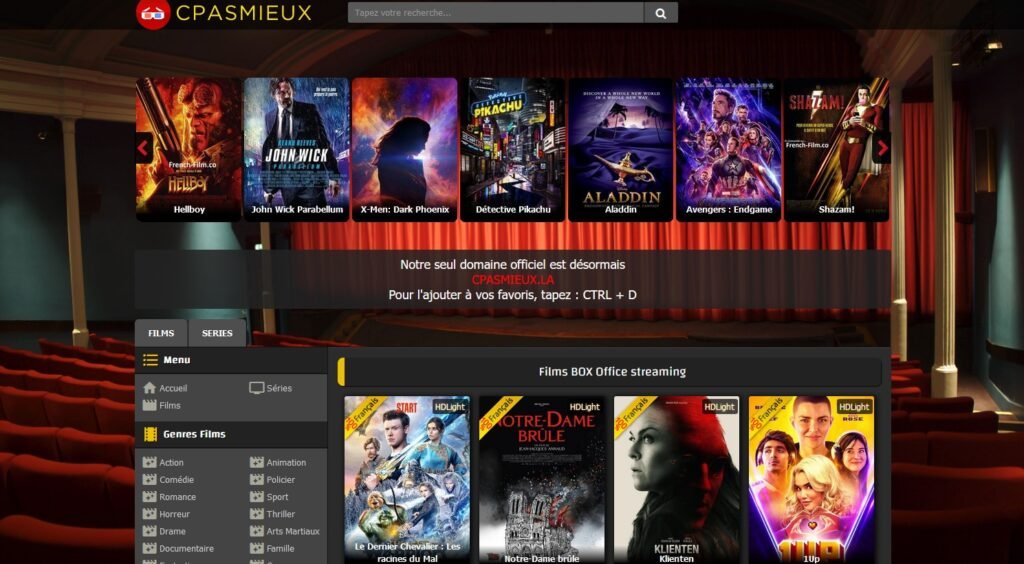 Top 20 des meilleurs sites de streaming gratuit pour regarder films et séries en ligne 18 cpasmieux