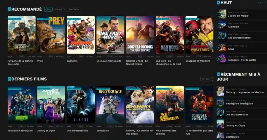 Top 20 des meilleurs sites de streaming gratuit pour regarder films et séries en ligne 20 fr movies