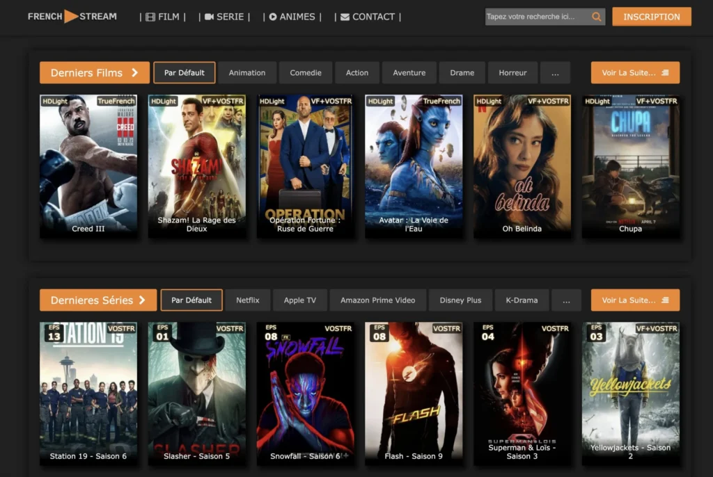 Top 20 des meilleurs sites de streaming gratuit pour regarder films et séries en ligne 6 french stream