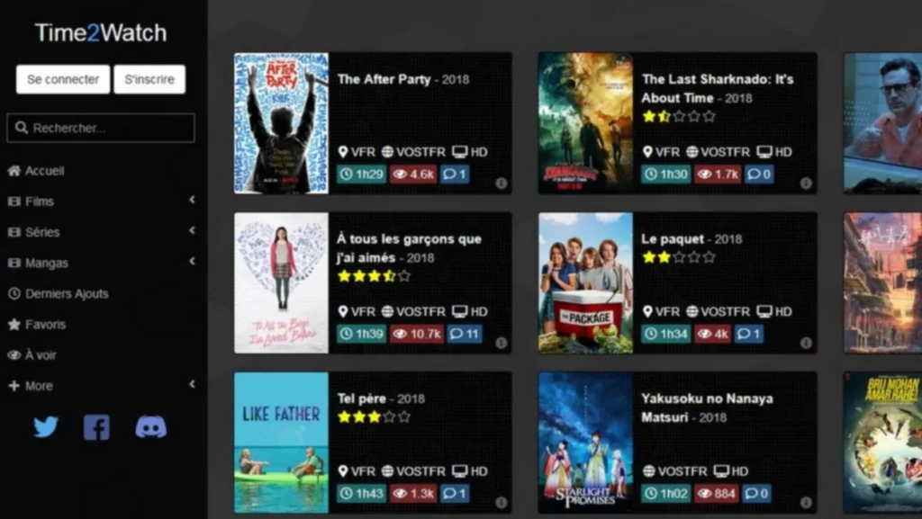 Top 20 des meilleurs sites de streaming gratuit pour regarder films et séries en ligne 22 time2watch