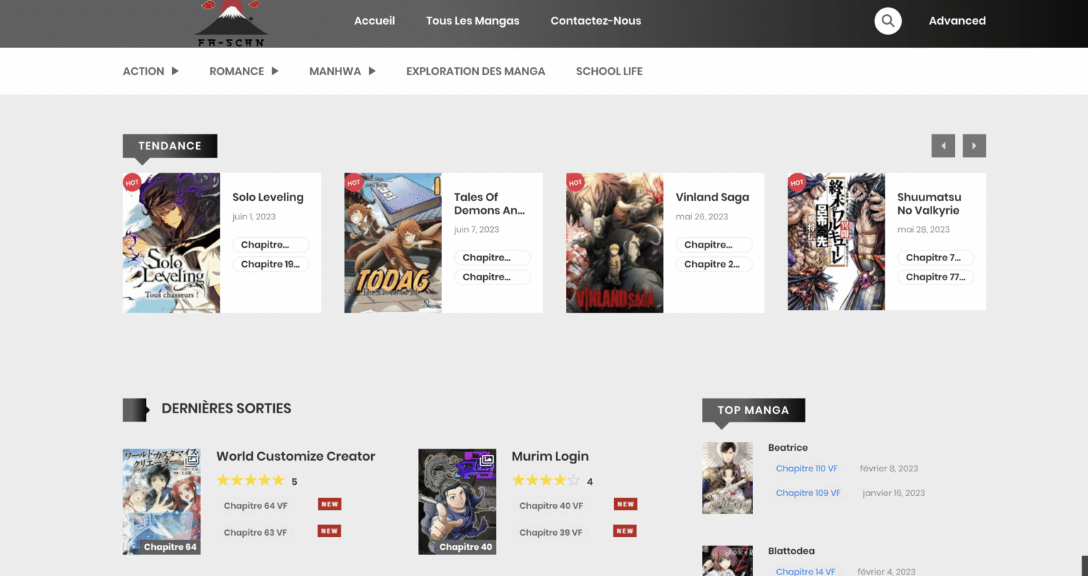 Scan Manga : Top 8 des sites pour lire des mangas en ligne — YubiGeek