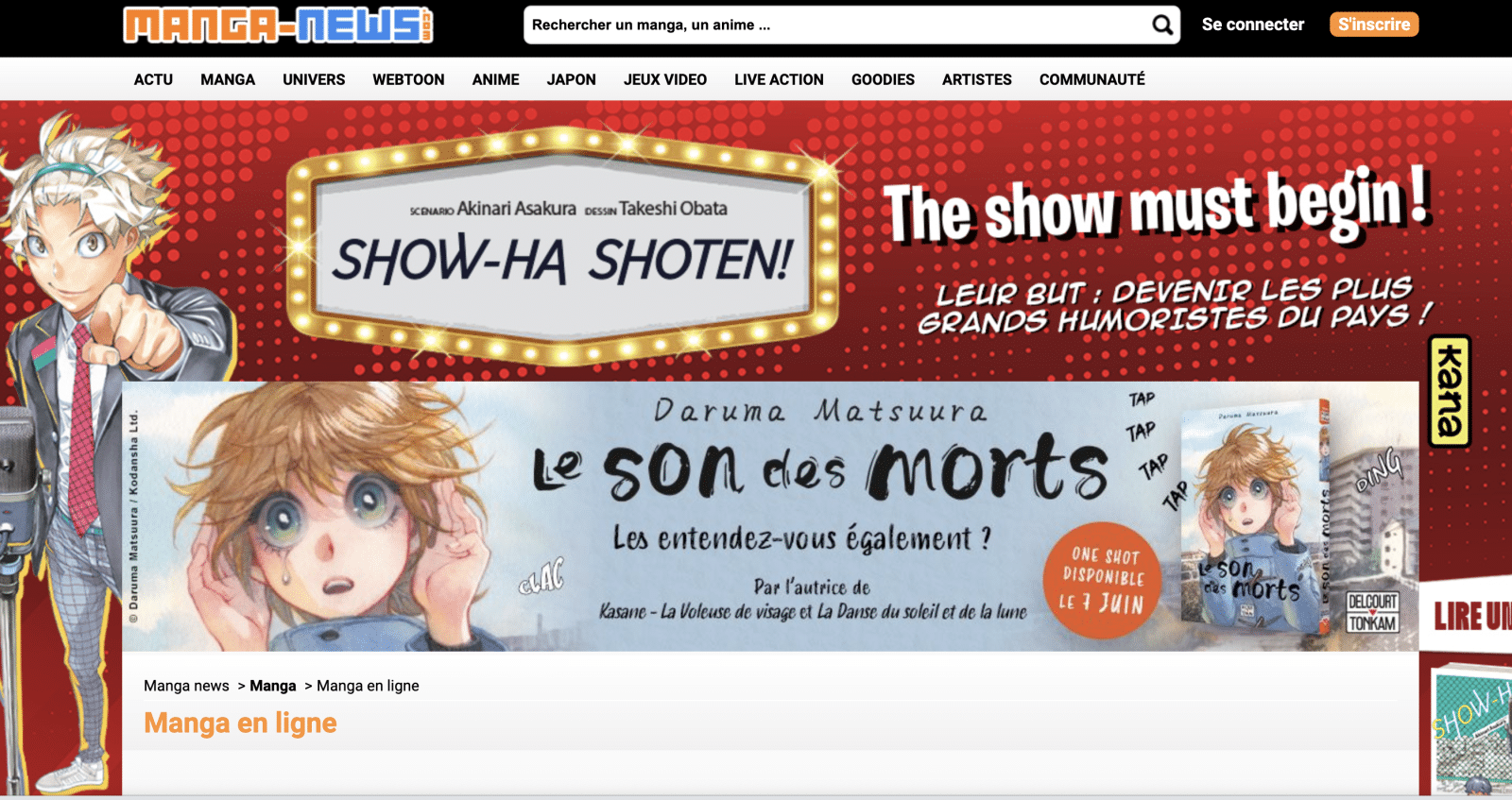 Scan Manga : Top 8 des sites pour lire des mangas en ligne — YubiGeek