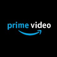 Logo de Prime Video sur fond noir