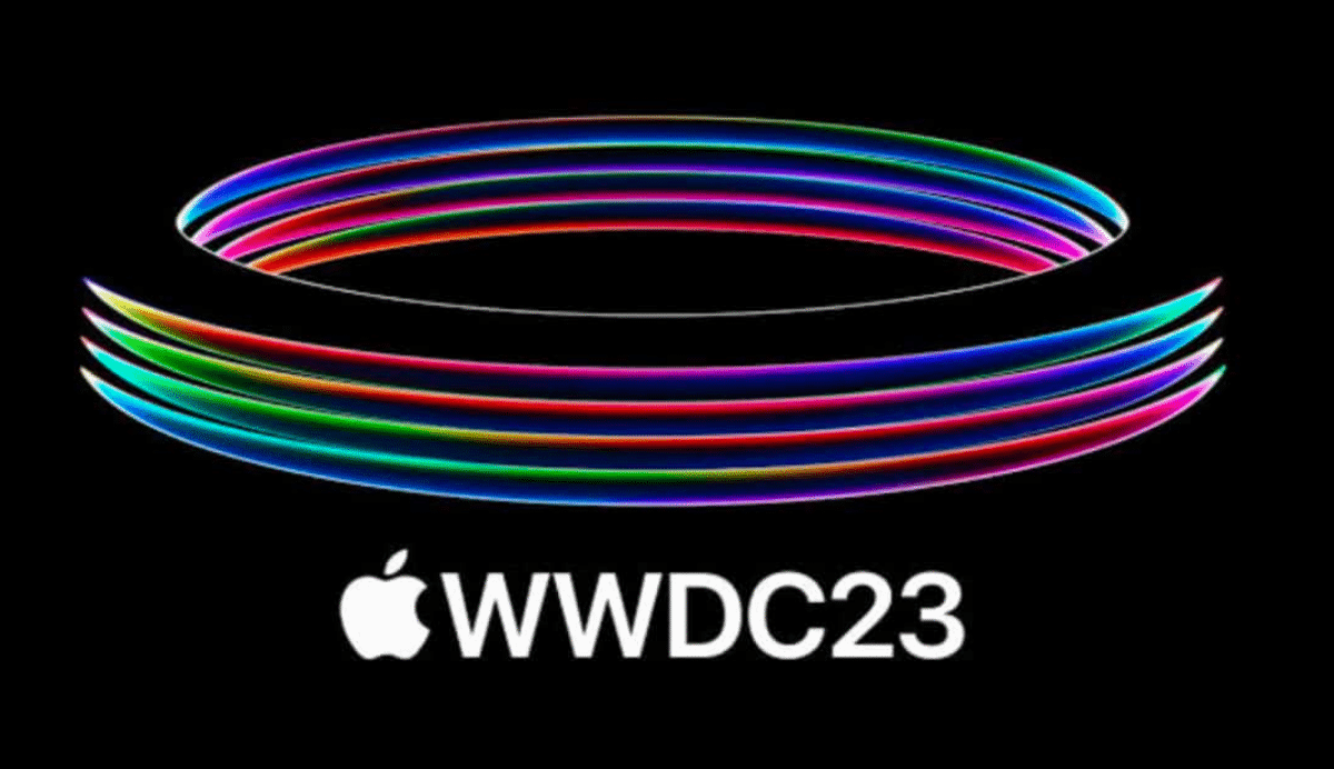 Logo coloré de l'événement Apple WWDC23