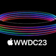 Logo coloré de l'événement Apple WWDC23